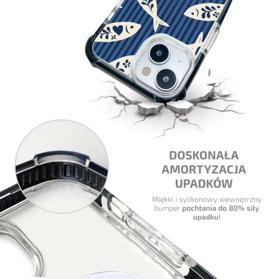 Etui MagSafe Elite Bumper Apple iPhone 15 Plus - wzór DP89D