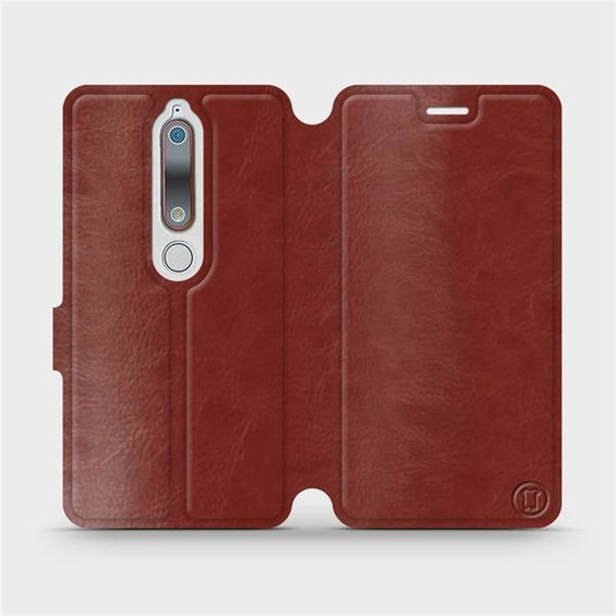Etui do Nokia 6.1 - wzór Brown&Gray