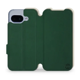 Etui Soft Touch do Google Pixel 9A - wzór Miejska zieleń z platyną
