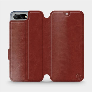 Etui do Huawei Honor 10 - wzór Brown&Gray