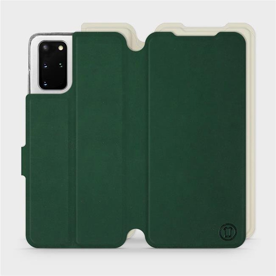 Etui Soft Touch do Samsung Galaxy S20 Plus - wzór Miejska zieleń z platyną