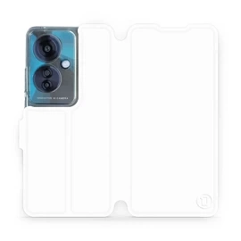 Etui do OPPO Reno 11F - wzór White&Gray