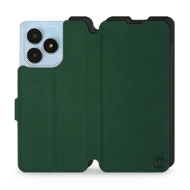 Etui Soft Touch do Realme Note 50 - wzór Miejska zieleń z czernią
