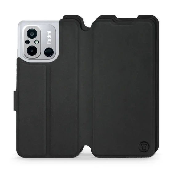 Etui Soft Touch do Xiaomi Redmi 12C - wzór Satynowa czerń