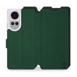 Etui Soft Touch do OPPO Reno 10 Pro 5G - wzór Miejska zieleń z czernią