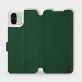 Etui Soft Touch do Xiaomi Redmi A2 - wzór Miejska zieleń z platyną