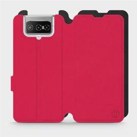 Etui Soft Touch do Asus Zenfone 7 ZS670KS - wzór Żywa czerwień z czernią
