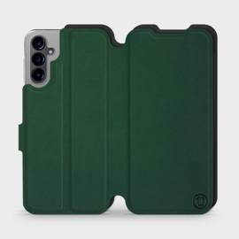 Etui Soft Touch do Samsung Galaxy A14 4G - wzór Miejska zieleń z czernią