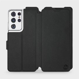 Etui Soft Touch do Samsung Galaxy S21 Ultra - wzór Satynowa czerń