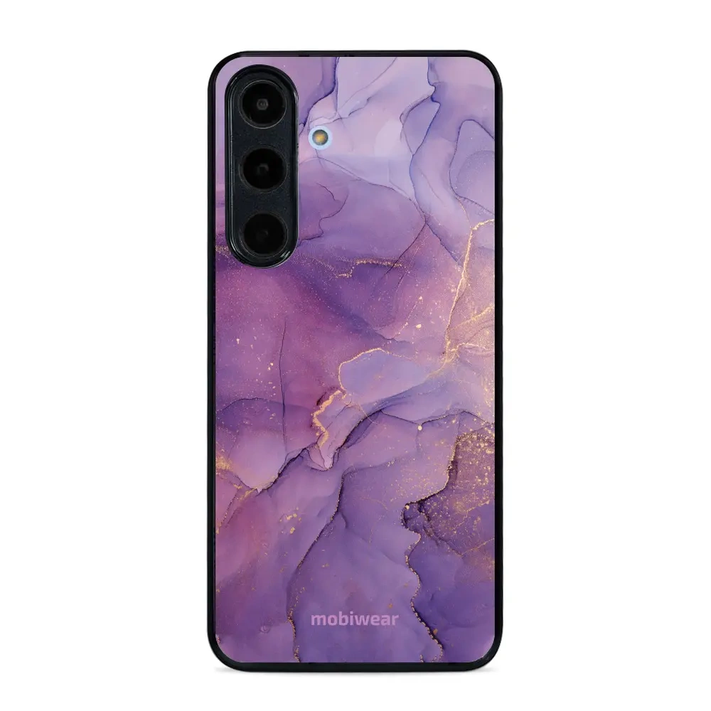 Mobiwear Glossy Case, Handyhülle, Geräteschutz, stilvolle Grafik, sicheres Gehäuse, Violett