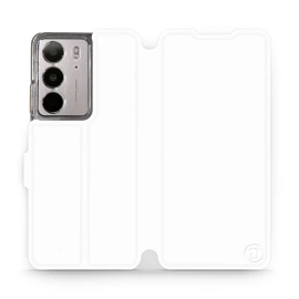 Etui do Realme C75 - wzór White&Orange