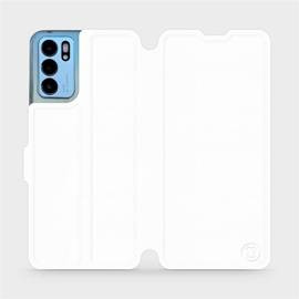 Etui do OPPO Reno 6 5G - wzór White&Orange