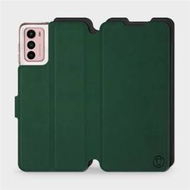 Etui Soft Touch do Motorola Moto G42 - wzór Miejska zieleń z czernią