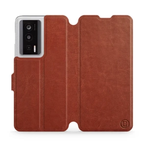 Etui do Xiaomi POCO F5 Pro - wzór Brown&Gray