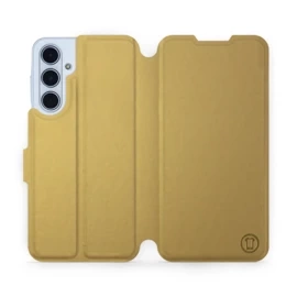 Etui do Samsung Galaxy M35 5G - wzór Gold&Gray