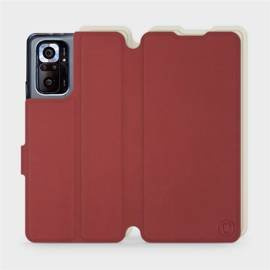 Etui Soft Touch do Xiaomi Redmi Note 10 Pro - wzór Zachodząca czerwień z platyną