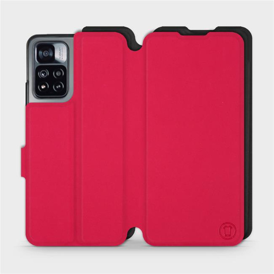 Etui Soft Touch do Xiaomi Redmi Note 11 Pro - wzór Żywa czerwień z czernią