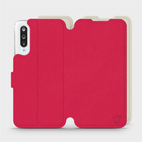 Etui Soft Touch do Xiaomi Mi 9 Lite - wzór Żywa czerwień z platyną