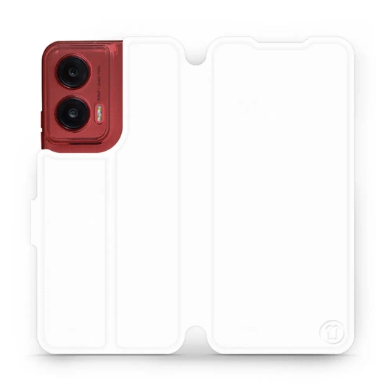 Etui do Motorola Moto G35 5G - wzór White&Orange