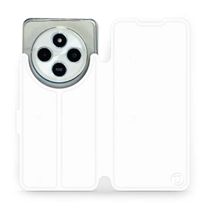 Etui do Xiaomi POCO C75 - wzór White&Orange