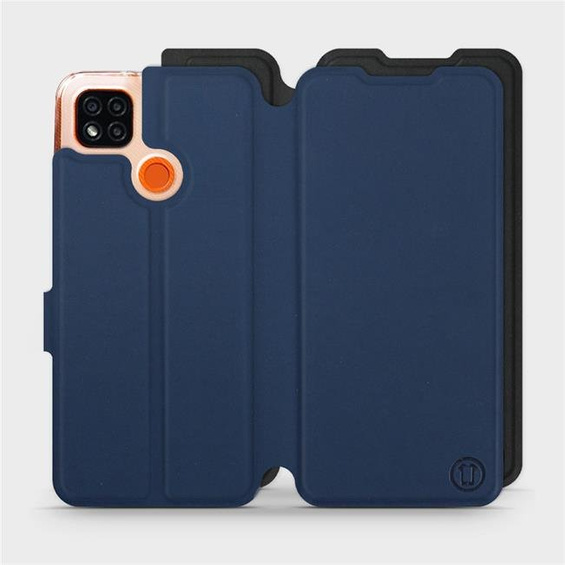Etui Soft Touch do Xiaomi Redmi 9C - wzór Głęboki granat z czernią