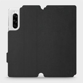 Etui Soft Touch do Sony Xperia 5 - wzór Satynowa czerń