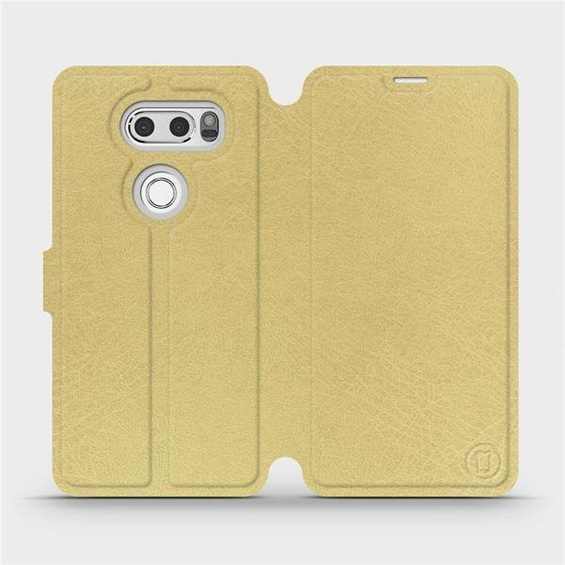 Etui do LG V30 - wzór Gold&Gray