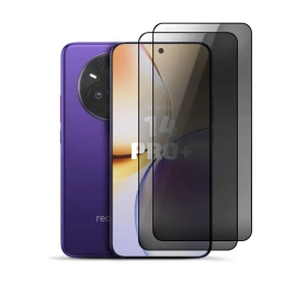 Zestaw 2x Prywatyzujące szkło hartowane 9H do Realme 14 Pro Plus 5G