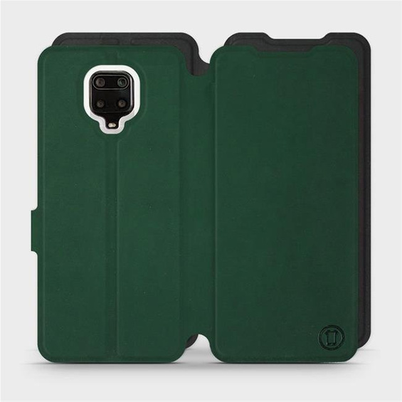 Etui Soft Touch do Xiaomi Redmi Note 9 Pro - wzór Miejska zieleń z czernią