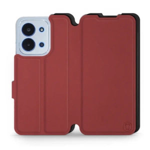 Etui Soft Touch do Xiaomi Redmi 15C - wzór Zachodząca czerwień z czernią