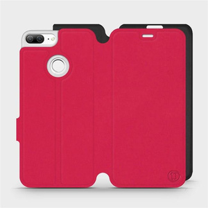 Etui Soft Touch do Huawei Honor 9 Lite - wzór Żywa czerwień z czernią