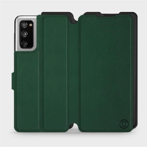 Etui Soft Touch do Samsung Galaxy S20 FE - wzór Miejska zieleń z czernią