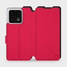 Etui Soft Touch do Xiaomi 13 Pro - wzór Żywa czerwień z czernią