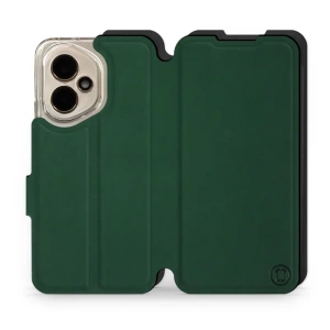 Etui Soft Touch do Huawei Honor 400 - wzór Miejska zieleń z czernią