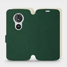 Etui Soft Touch do Motorola Moto G6 Play - wzór Miejska zieleń z platyną