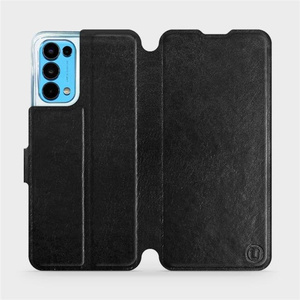 Etui do OPPO RENO 5 5G - wzór Black&Orange