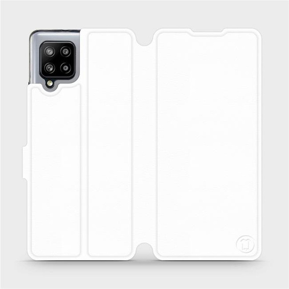 Etui do Samsung Galaxy A42 - wzór White&Gray