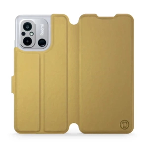 Etui do Xiaomi Redmi 12C - wzór Gold&Gray