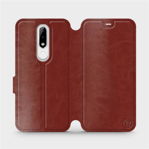 Etui do Nokia 5.1 Plus - wzór Brown&Orange