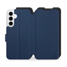 Etui Soft Touch do Samsung Galaxy A35 5G - wzór Głęboki granat z czernią