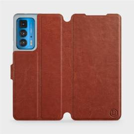 Etui do Motorola Edge 20 Pro - wzór Brown&Gray