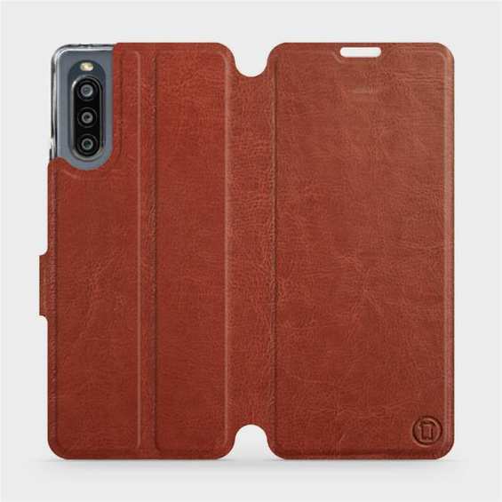Etui do Sony Xperia 10 IV - wzór Brown&Orange