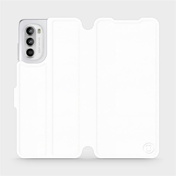 Etui do Motorola Moto G52 - wzór White&Gray