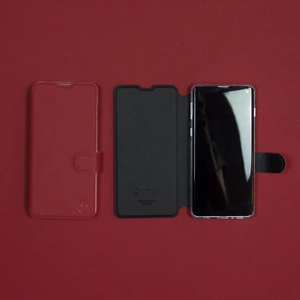 Etui Soft Touch do Xiaomi Redmi 15 - wzór Zachodząca czerwień z czernią
