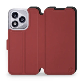 Etui Soft Touch do Huawei Honor 400 Lite - wzór Zachodząca czerwień z czernią