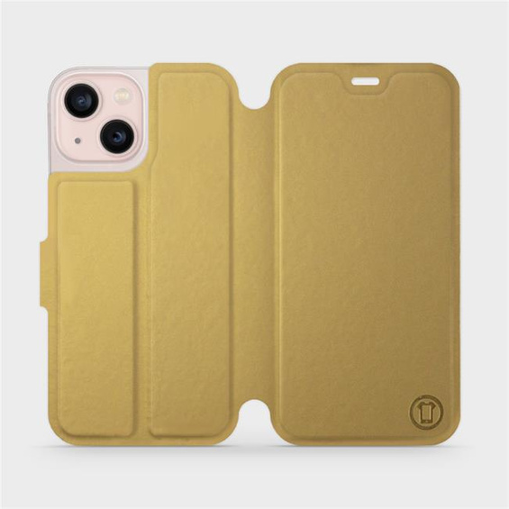 Etui do Apple iPhone 13 mini - wzór Gold&Gray