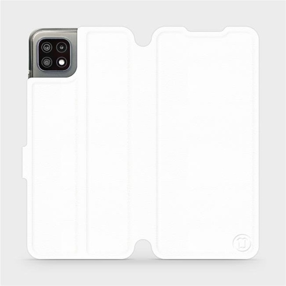 Etui do Samsung Galaxy A22 5G - wzór White&Orange