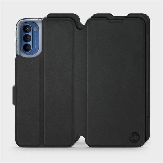 Etui Soft Touch do Motorola Moto G41 - wzór Satynowa czerń