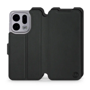 Etui Soft Touch do OPPO Find X9 - wzór Satynowa czerń