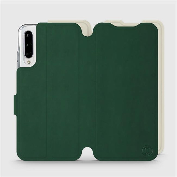 Etui Soft Touch do Xiaomi Mi A3 - wzór Miejska zieleń z platyną